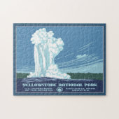  Yellowstone WPA-reis - oud getrouw Legpuzzel (Horizontaal)