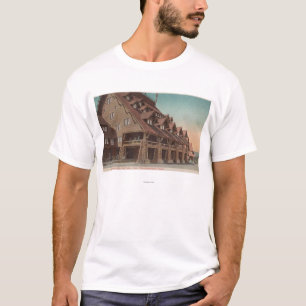 Yellowstone, WY - Entrance Old Faithful Inn T-shirt
