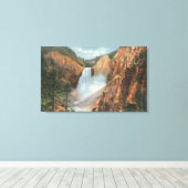 Yellowstone, WY - Grote Herfsten en Grand Canvas Afdruk (Insitu (Houten vloer))