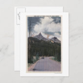 Yellowstone, WY - Index & Pilot Peaks, Cooke Briefkaart (Voorkant / Achterkant)