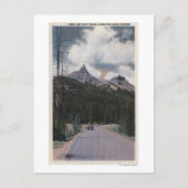 Yellowstone, WY - Index & Pilot Peaks, Cooke Briefkaart (Voorkant)