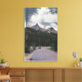 Yellowstone, WY - Index & Pilot Peaks, Cooke Canvas Afdruk (Insitu (Woonkamer))