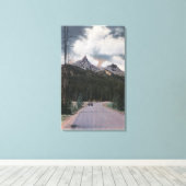 Yellowstone, WY - Index & Pilot Peaks, Cooke Canvas Afdruk (Insitu (Houten vloer))