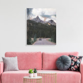 Yellowstone, WY - Index & Pilot Peaks, Cooke Canvas Afdruk (Insitu (Woonkamer))