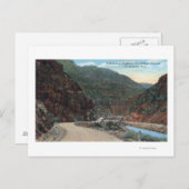 Yellowstone, WY - Yellowstone Highway and Wind 2 Briefkaart (Voorkant / Achterkant)