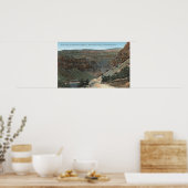 Yellowstone, WY - Yellowstone Highway and Wind Poster (Keuken)
