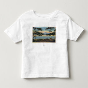 Yellowstone, WY - Yellowstone Lake en Colter Kinder Shirts