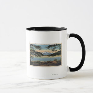 Yellowstone, WY - Yellowstone Lake en Colter Mok