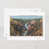 Yellowstone, WYfrom Artist's Point Briefkaart (Voorkant / Achterkant)