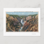 Yellowstone, WYfrom Artist's Point Briefkaart (Voorkant)