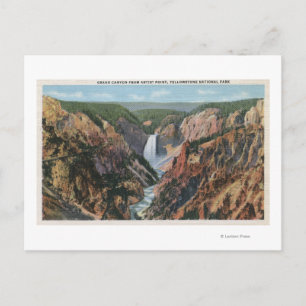 Yellowstone, WYfrom Artist's Point Briefkaart