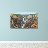 Yellowstone, WYfrom Artist's Point Canvas Afdruk (Insitu (Houten vloer))