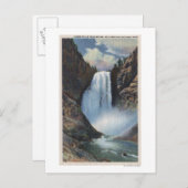 Yellowstone, WYLower-Herfsten van onder Uitzicht Briefkaart (Voorkant / Achterkant)