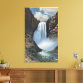 Yellowstone, WYLower-Herfsten van onder Uitzicht Canvas Afdruk (Insitu (Woonkamer))