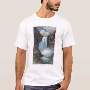 Yellowstone, WYLower-Herfsten van onder Uitzicht T-shirt