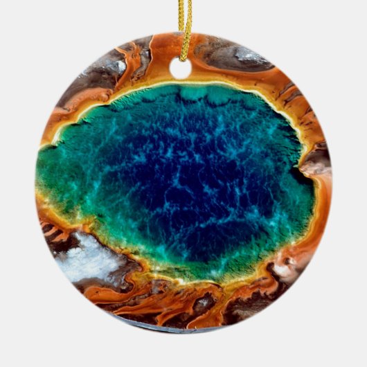 Yellowstone Wyoming Keramisch Ornament (Voorkant)