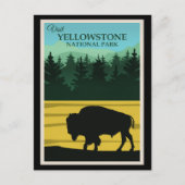 Yellowstone, Wyoming Reisposter Briefkaart (Voorkant)