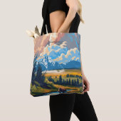 Yellowstone Wyoming USA  kunst Tote Bag (Dichtbij)