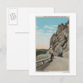 Yellowstone, WYVacationers, oude auto, nabij Briefkaart (Voorkant / Achterkant)