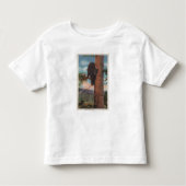 Yellowstone, WYView of Black Beer in Tree Kinder Shirts (Voorkant)