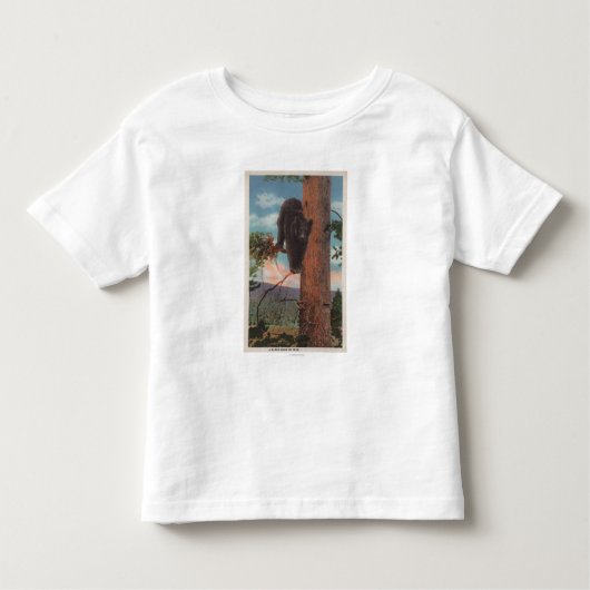 Yellowstone, WYView of Black Beer in Tree Kinder Shirts (Voorkant)