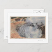 Yellowstone, WYView of Crater of Mud Volcano Briefkaart (Voorkant / Achterkant)
