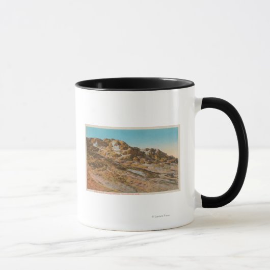 Yellowstone, WYView of Jupiter Terrace Mok (Rechts)