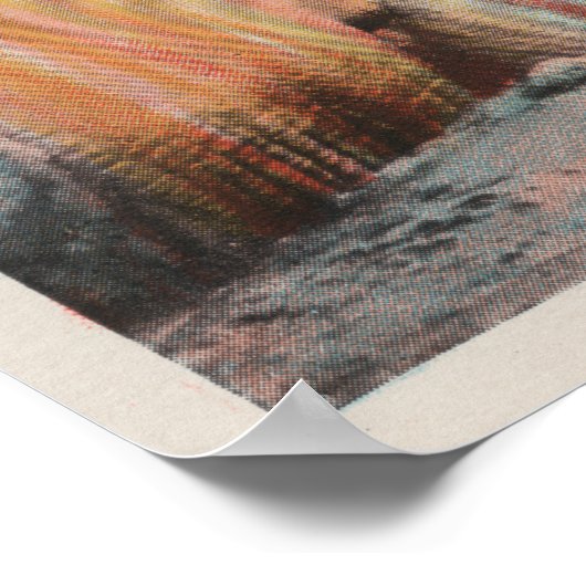 Yellowstone, WYView of Mammoth Hot Springs Poster (Hoek)