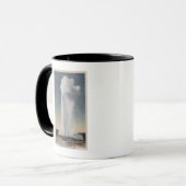 Yellowstone, WYView of Old Faithful Erupting Mok (Voorkant links)