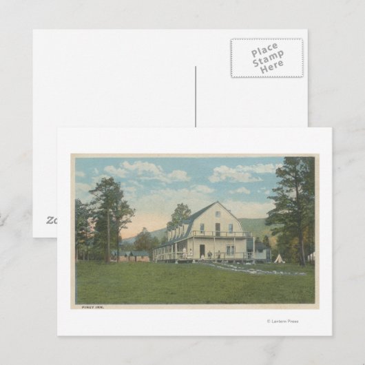 Yellowstone, WYView of Piney Inn Briefkaart (Voorkant / Achterkant)