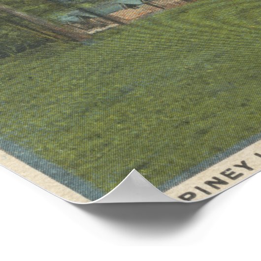 Yellowstone, WYView of Piney Inn Poster (Hoek)