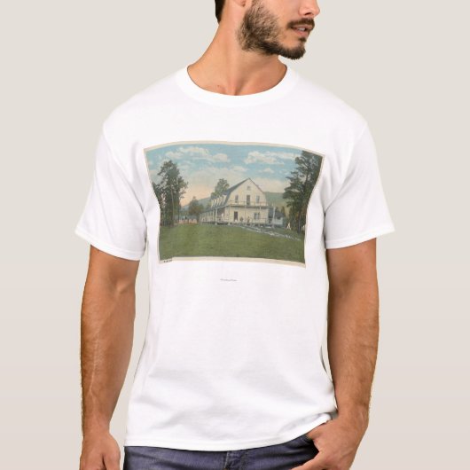 Yellowstone, WYView of Piney Inn T-shirt (Voorkant)