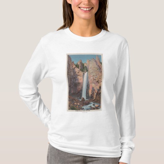 Yellowstone, WYView of Tower Herfsten T-shirt (Voorkant)