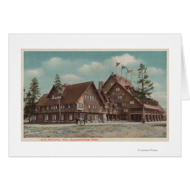 Yellowstone, WYView of Whole Old Faithful Inn (Voorkant Horizontaal)