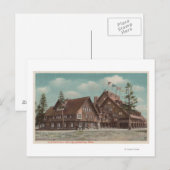 Yellowstone, WYView of Whole Old Faithful Inn Briefkaart (Voorkant / Achterkant)