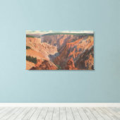 Yellowstone, WYView of Yellowstone Canyon Canvas Afdruk (Insitu (Houten vloer))