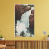 Yellowstone, WYView of Yellowstone River Herfsten Canvas Afdruk (Insitu (Woonkamer))
