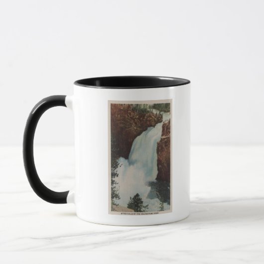 Yellowstone, WYView of Yellowstone River Herfsten Mok (Links)