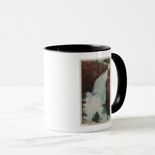 Yellowstone, WYView of Yellowstone River Herfsten Mok (Voorkant rechts)