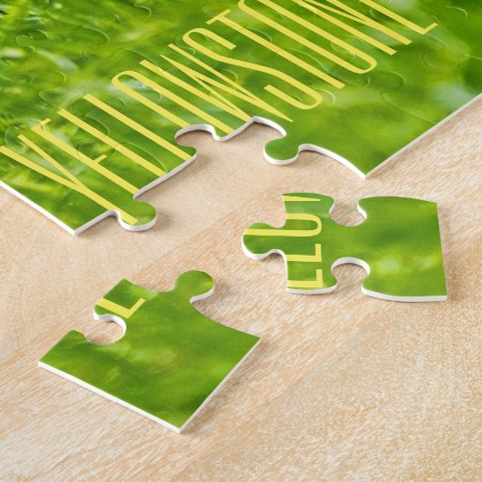 Yellowstone zwart Beer spel puzzel Legpuzzel (Zijkant)