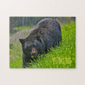 Yellowstone zwart Beer spel puzzel Legpuzzel (Horizontaal)