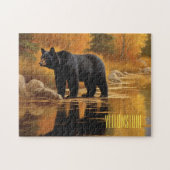 Yellowstone zwart Beer spel puzzel Legpuzzel (Horizontaal)