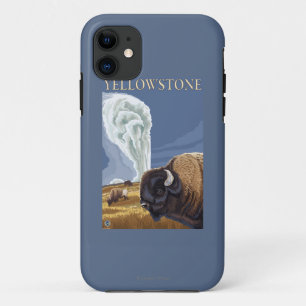 YellowstoneBison met ouderwets getrouw Case-Mate iPhone Case