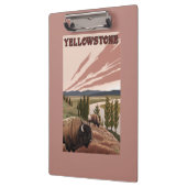 YellowstoneBison Scene Klembord (Links)