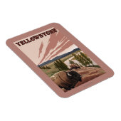 YellowstoneBison Scene Magneet (Rechterzijde)