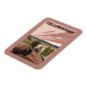 YellowstoneBison Scene Magneet (Linkerzijde)