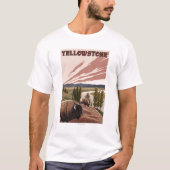 YellowstoneBison Scene T-shirt (Voorkant)
