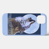YellowstoneHowling Wolf Case-Mate iPhone Case (Achterkant (horizontaal))