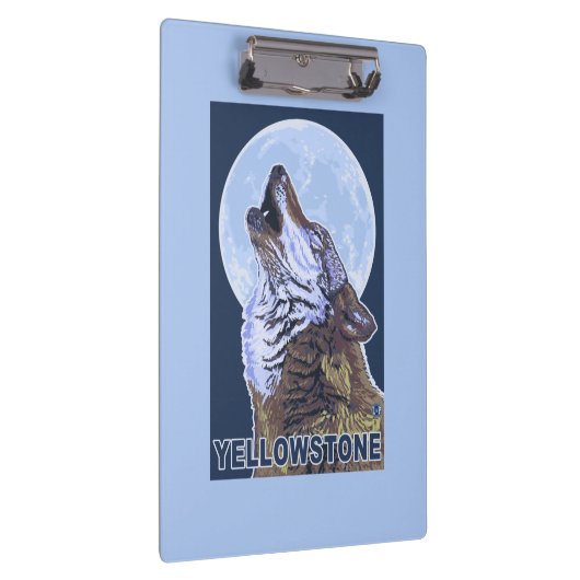 YellowstoneHowling Wolf Klembord (Rechts)