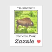 Yellowstone's Vriendelijke Reus Sticker (Vel)